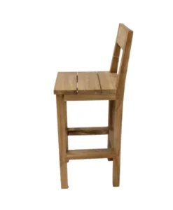 Teak houten tuin bartafel incl 4 barkrukken voor buiten