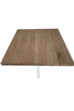 Teak houten vierkanten eettafel 100×100 cm