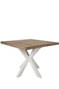 Teak houten vierkanten eettafel 100×100 cm