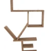 Teakhouten wandrek / wanddecoratie