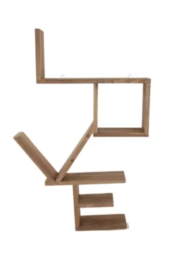 Teakhouten wandrek / wanddecoratie