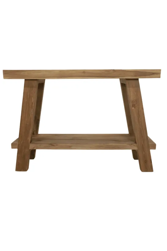 Teakhouten Wandtafel/ badkamermeubel 120 of 140