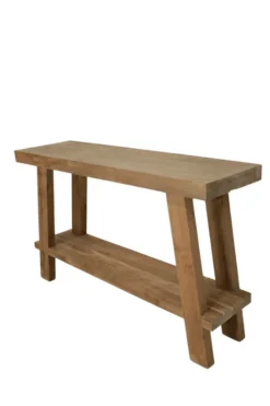 Teakhouten Wandtafel/ badkamermeubel 120 of 140