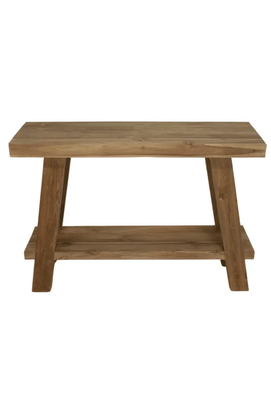 Teakhouten Wandtafel/ badkamermeubel 120 of 140