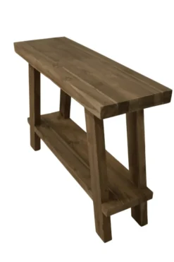 Teakhouten Wandtafel/ badkamermeubel 120 of 140