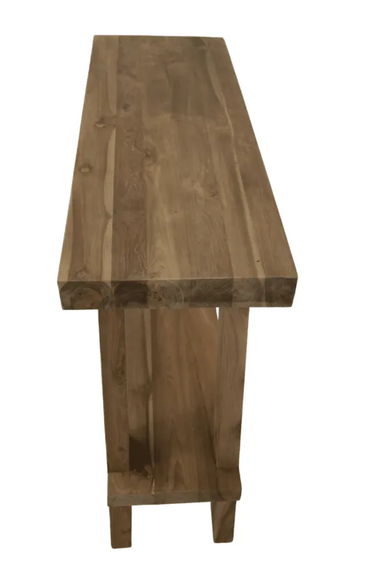 Teakhouten Wandtafel/ badkamermeubel 120 of 140