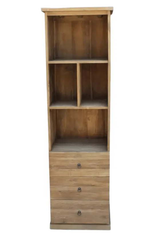 Teak vakkenkast / kolomkast