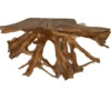 Teak wortel side table 130 cm