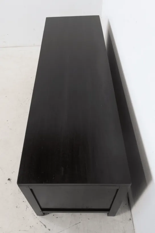 TV-meubel Koloniaal Zwart / Bruin 160 cm