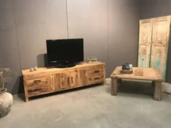 TV meubel teakhout rural