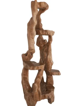 Unieke grote houten etagere/ plantentafel