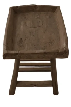Uniek Teak Houten Bijzettafeltje – 71x50x61 cm