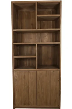Vakkenkast 100 cm van Gerecycled Teak Hout