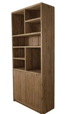Vakkenkast 100 cm van Gerecycled Teak Hout