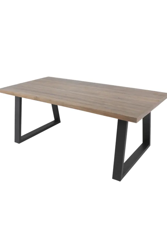 Vergrijsde eettafel blad 200×100 cm