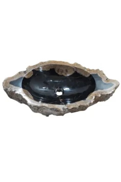 Versteend Houten Fossiele Wasbak – Ovaal