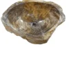 Versteend houten waskom beige (gereserveerd
