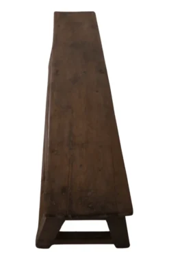 Vintage oud houten school bankje 150 cm