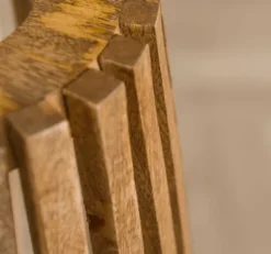 Vloerlamp van hout