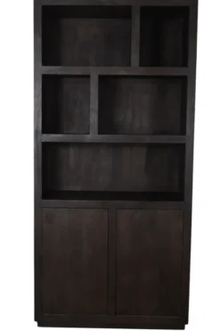 Walnoot kleurige Vakkenkast – 100 cm breed