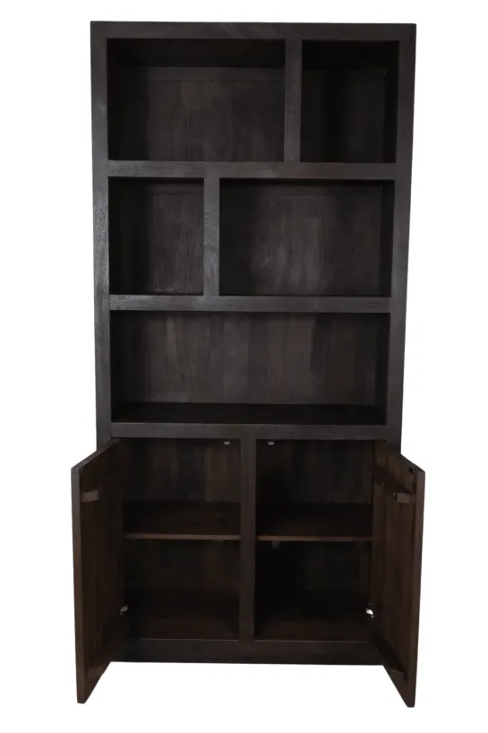 Walnoot kleurige Vakkenkast – 100 cm breed