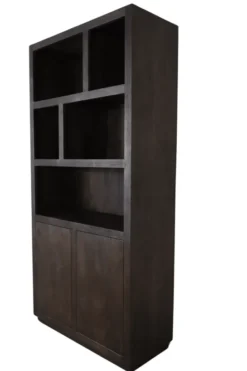 Walnoot kleurige Vakkenkast – 100 cm breed