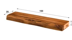 Wandplank 100 en 150 cm