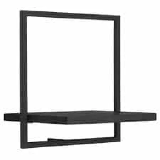 Wandplank M voor aan de muur zwart – Selfmate collectie type B