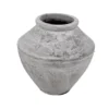 Witte stenen ronde pot