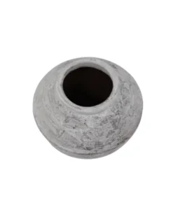 Witte stenen ronde pot