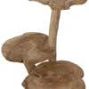 Wortel Teak Houten Kattenpaal / Plantentafel – 3 Plateau’s