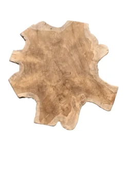 Wortelteak houten schijven