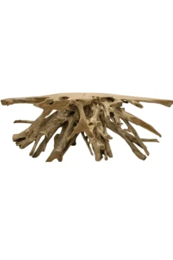 Wortel teak houten side table