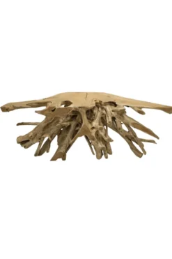 Wortel teak houten side table