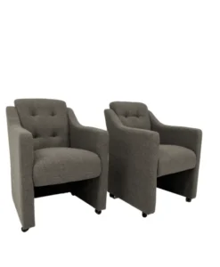 2x Eetkamerstoel Boss Grijs