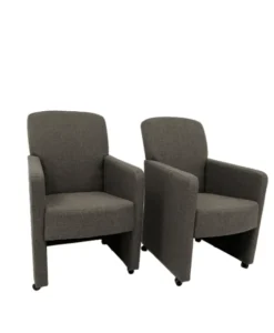 2 x Eetkamerstoel Morris grijs