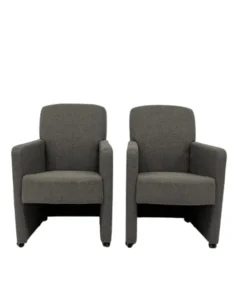 2 x Eetkamerstoel Morris grijs