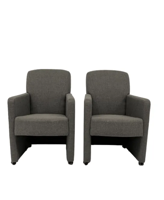 2 x Eetkamerstoel Morris grijs