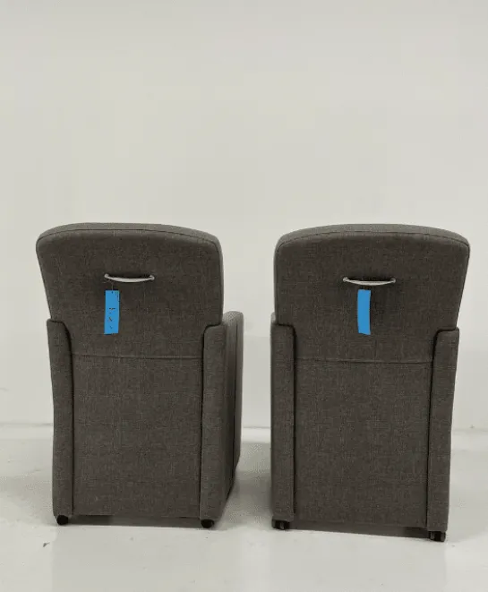 2 x Eetkamerstoel Morris grijs