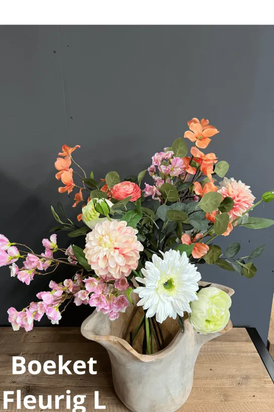 Zijde Boeket Fleurig