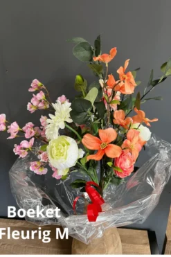 Zijde Boeket Fleurig
