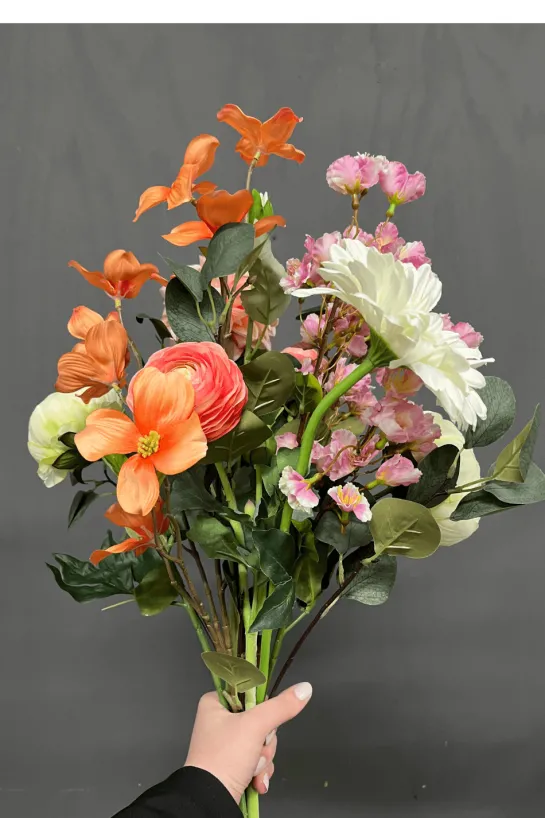 Zijde Boeket Fleurig