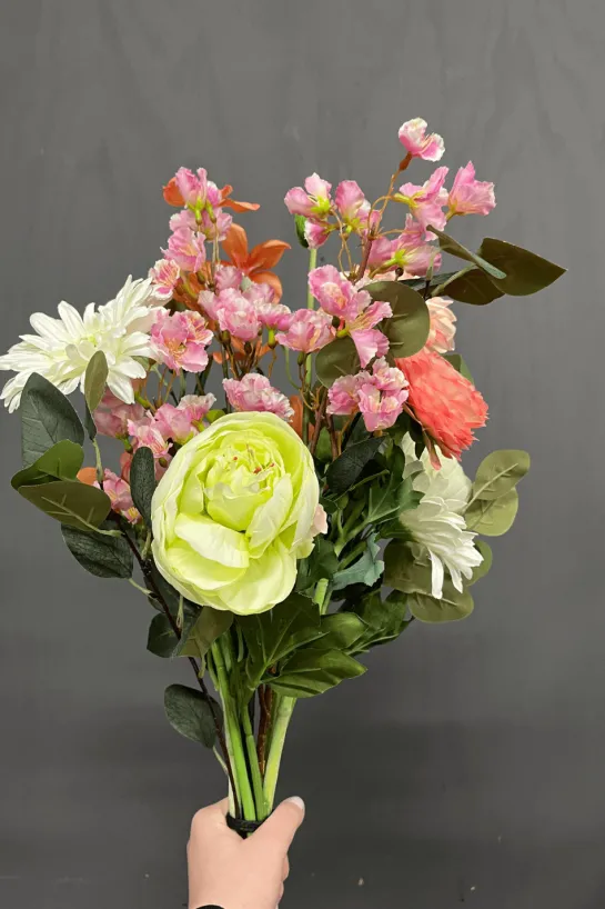Zijde Boeket Fleurig