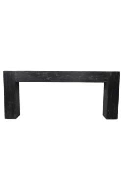 Zwarte Houten Balken Sidetable