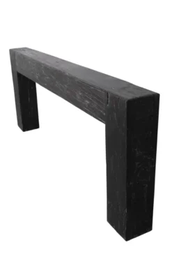 Zwarte Houten Balken Sidetable