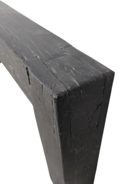 Zwarte Houten Balken Sidetable