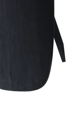 Zwarte Mango Deens Ovale Eettafel