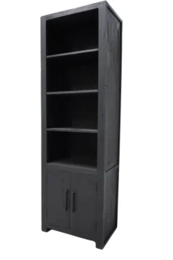 Zwarte opbergkast