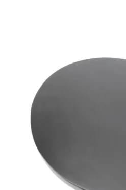Zwarte salontafel rond