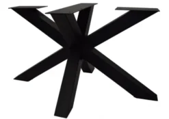 Zwart metalen matrixpoot